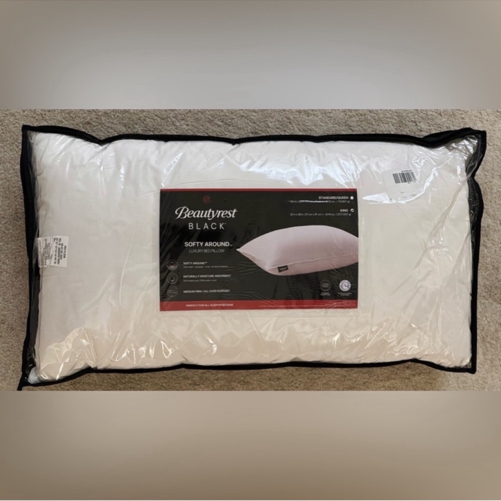 🎉LAST CHANCE🎉BEAUTYREST BLACK Luxurious Down And‎ Feather Blend Pillow